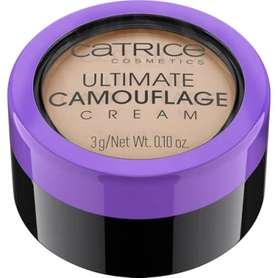 Abbildung von Catrice Ultimate Camouflage Cream, Concealer, Abdeckstift, Nr. 020 N Light Beige, nude, für Mischhaut, farbkorrigierend, langanhaltend, mattierend, matt, natürlich, vegan, ohne Parfüm (3g)