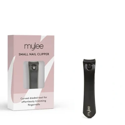 Abbildung von Mylee Kleiner Nagelknipser Professioneller, eleganter, matt schwarzer, rostfreier Edelstahl in Salonqualität zum präzisen Kürzen von Fingernägeln