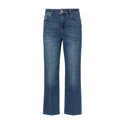 Abbildung von comma casual identity Ankle Jeans, washed, 5 Pocket, casual, flared leg, Baumwollmischung