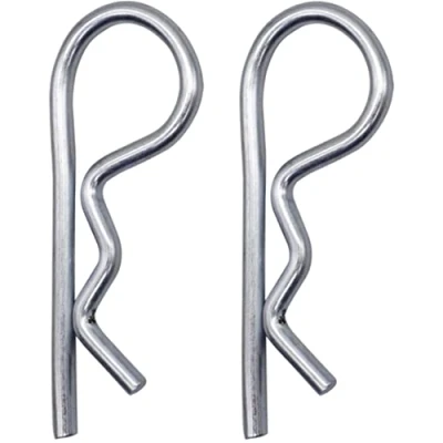 Abbildung von SKIR&#039;CO (2 Stück) Federsplinte aus verzinktem Stahl 6 mm, R Clips, förmiger Federsplint