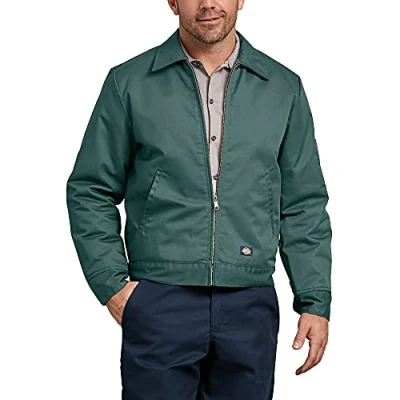 Abbildung von Dickies Herren Insulated Eisenhower Front Zip Jacket Jacke, Lincoln Green, M