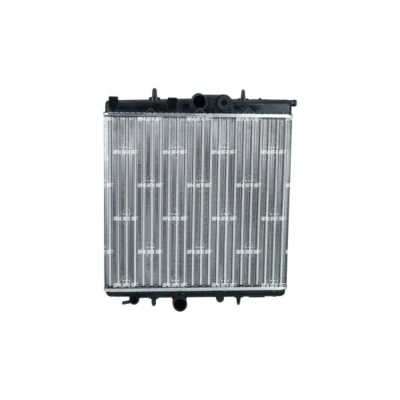 Abbildung von NRF 509523A Kühler, Motorkühlung Aluminium 395 380 23 Kühlrippen mechanisch gefügt PEUGEOT: 206 Hatchback, 206+ SW