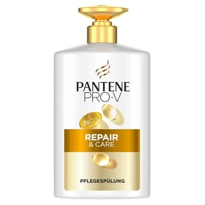 Abbildung von Pantene ProV Repair&amp;Care Pflegespülung 800ml Pumpspender. Schwaches, Trockenes, Geschädigtes Haar. Schwerelose, tägliche Spülung. Fettet Nicht. Mit Pro Vitamin B5 &amp; Nährstoff Formel. Active Nutri Plex