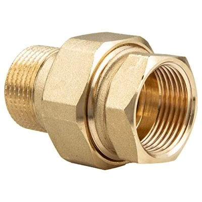 Abbildung von tecuro Messing Verschraubung konisch dichtend IG x AG 1 1/4 Zoll mit O Ring Hochtemperaturbeständig, CW617N gem. Trinkwasserverordnung 50930 6