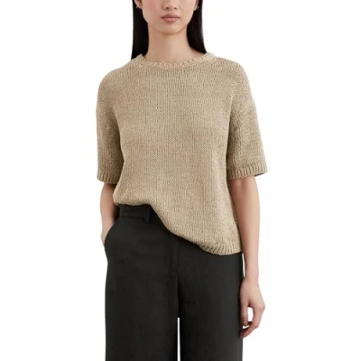 Abbildung von Marc O&#039;Polo Short Sleeve Roundneck Tshirt basic, Damen, Größe: XXS, Summer sand