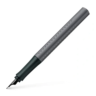Abbildung von Faber Castell 140944 Füller Grip Edition, Federbreite M, anthrazit, 1 Stück