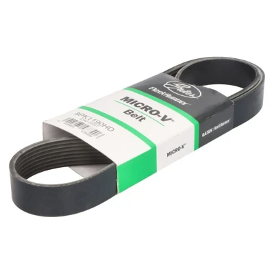 Abbildung von GATES 8PK1190HD Keilrippenriemen 1190 8 Polyester, EPDM (Ethylen Propylen Dien Kautschuk)