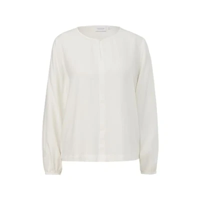 Abbildung von comma Damen 2145840 Bluse, 0120 weiß, 38