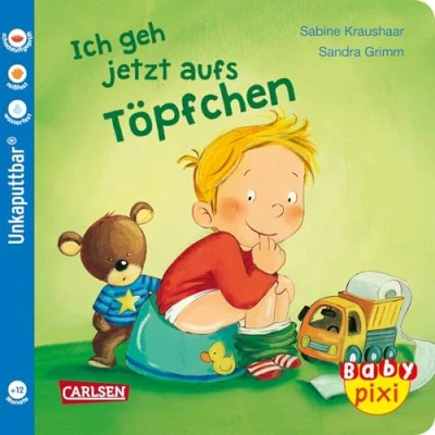 Abbildung von Baby Pixi (unkaputtbar) 82: Ich geh jetzt aufs Töpfchen: Unzerstörbares Buch ab 12 Monaten über den Töpfchen Start auch als Badebuch geeignet (82)