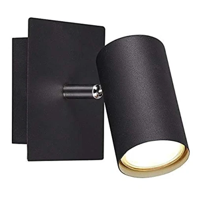 Abbildung von Trio Leuchten Wandspot Marley 802400132, Metall Schwarz matt, 1 flammig, exkl. x GU10