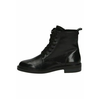 Abbildung von CAPRICE Damen Stiefeletten zum Schnüren aus Leder mit Reißverschluss, Schwarz (Black Nappa), 40 EU