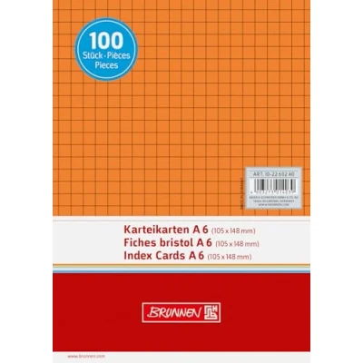 Abbildung von Brunnen 102260240 Karteikarte, orange