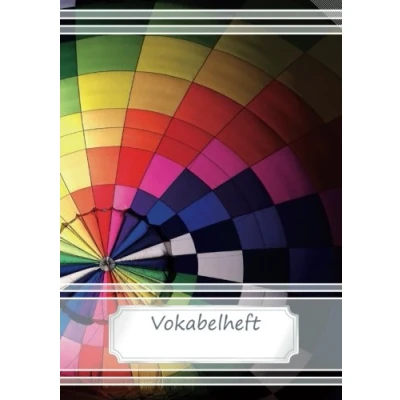 Abbildung von Vokabelheft DIN A5 Ballon: 70 Seiten liniert, zweispaltig (Motiv Vokabelhefte, Band 14)