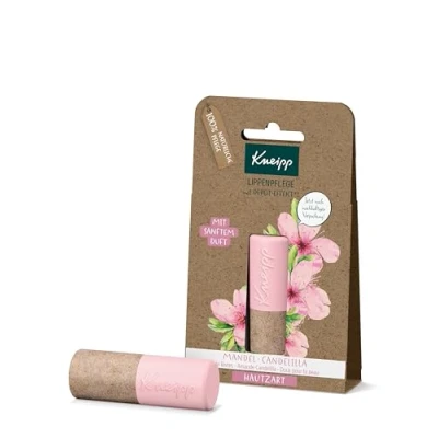 Abbildung von Kneipp Lippenpflege Hautzart, Mandel Candelilla, mit Depot Effekt, natürliche Pflege , 4.7g (1er pack)