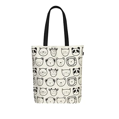 Abbildung von Eco Right Unisex Stoffbeutel, Tote Bag Aesthetic, Einkaufstasche Canvas Tragetasche &amp; Stofftasche Damen Totes