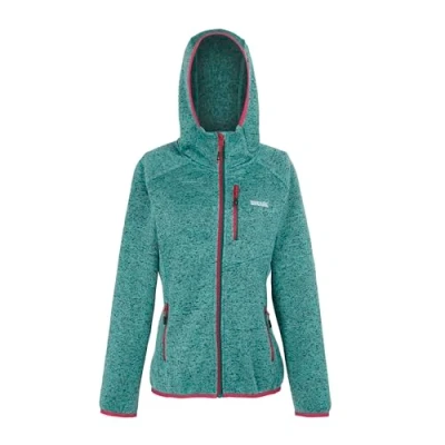 Abbildung von Regatta Damen Womens Newhill Full Zip Hooded Jacket Fleece Mit Durchgehendem Reißverschluss, Grün, 42 EU