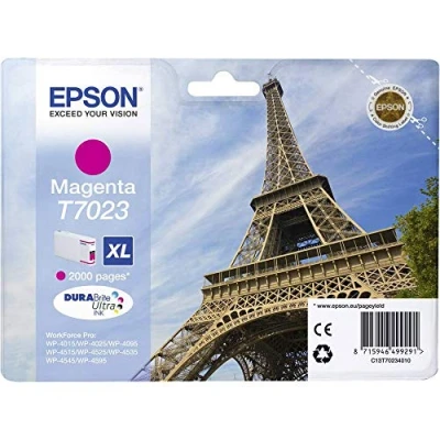 Abbildung von Epson 235E585 T7023 Tintenpatrone Eiffelturm XL, Singlepack magenta