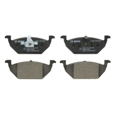 Abbildung von BOSCH 0 986 424 364 Bremsbelagsatz Low Metallic mit Kolbenclip SKODA: Fabia 2, Rapid Spaceback, Roomster, SEAT: Ibiza 3, Córdoba II Saloon kfzteile,