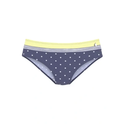 Abbildung von Lascana Bikinihose, Damen, Größe: 34, Blau gelb bedruckt