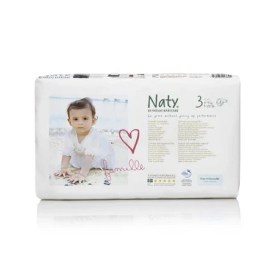 Abbildung von Naty by Nature Babycare Ökowindeln Größe 3, 4 9 kg, 1er Pack (52 Stück)