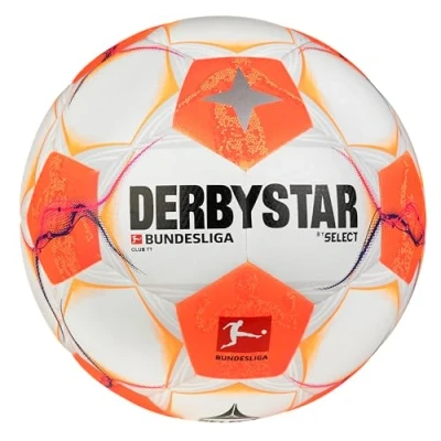 Abbildung von Derbystar Bundesliga CLUB Fußball, Herren, Größe: 5, Weissorangepink