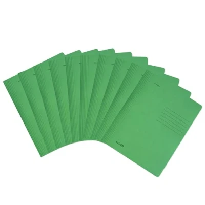 Abbildung von Original Falken 10er Pack Recycling Schnellhefter gefaltet DIN A4 Intensivfarbe dunkelgrün. Made in Germany Blauer Engel Hefter Papphefter Kartonschnellhefter Schulhefter Pappordner Mappe Schulordner