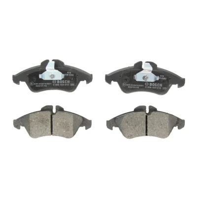 Abbildung von BOSCH 0 986 424 218 Bremsbelagsatz Low Metallic mit Kolbenclip MERCEDES BENZ: Sprinter 3 T Minibus, Van, Platform/Chassis