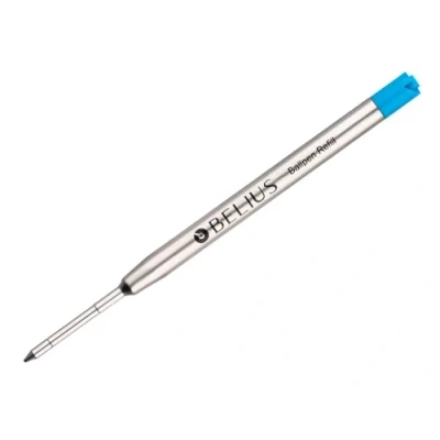 Abbildung von BELIUS Ersatz Kugelschreiber, blau, 0,8 mm, Box mit 3 Ersatzminen