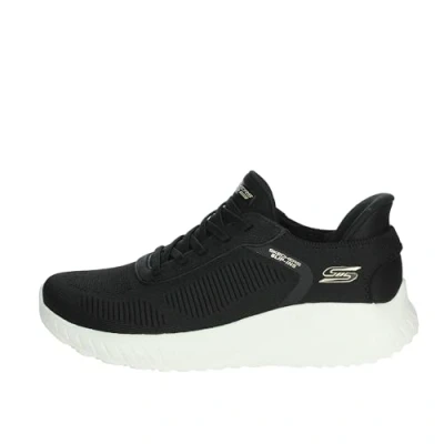 Abbildung von Skechers Damen Bobs Squad Chaos Current Muse Sneaker, Schwarz, 38.5 EU
