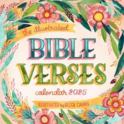 Abbildung von Illustrated Bible Verses Wall Calendar 2025: Timeless Wise Words of the