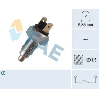 Abbildung von EPS 1.860.009 Schalter, Rückfahrleuchte Made in Italy OE Equivalent VOLKSWAGEN: GOLF 2