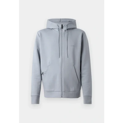 Abbildung von BOSS Saggy Sweatjacke, Herren, Größe: Medium, Dark grey