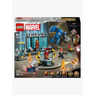 Abbildung von LEGO Super Heroes 76315 Iron Mans Labor: Halle der Rüstungen