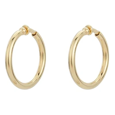 Abbildung von Traveller Ohrclip Creolen Damen Ø 33mm 22kt vergoldet 155050