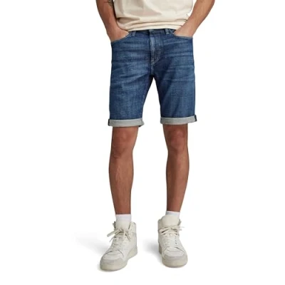 Abbildung von G Star RAW Herren 3301 Slim Shorts, Blau (Faded Blue Copen D10481 D441 G318), 30