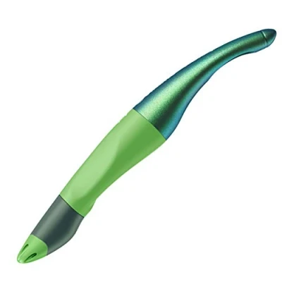 Abbildung von Ergonomischer Tintenroller für Rechtshänder STABILO EASYoriginal Holograph in grün blau (löschbar) inkl. Patrone