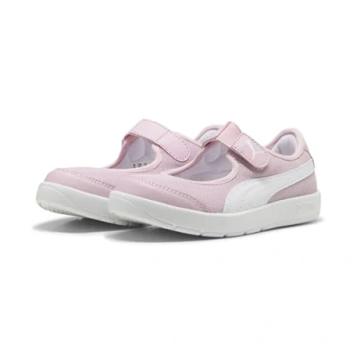 Abbildung von PUMA Jungen Mädchen COURTFLEX V3 LINA V PS Sneaker, Rose Mauve White, 29 EU