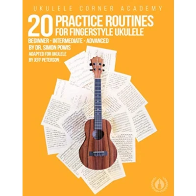 Abbildung von 20 Practice Routines for Fingerstyle Ukulele: A structured set of technique exercises high G and low ukulele.