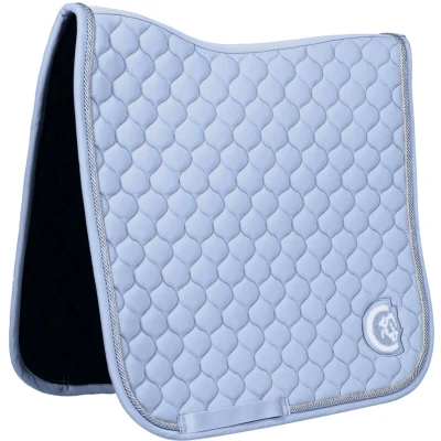 Abbildung von Kentucky Horsewear Schabracke Onion Quilt 3D Logo Dressur Licht Blau