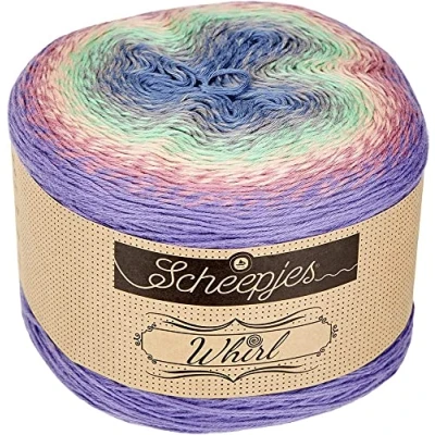 Abbildung von Scheepjes 1698 762 Whirl Wollgarn, 1000 Meter Länge, Popin Bonbon