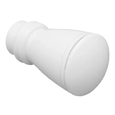 Abbildung von Gardinia 11279 Endknopf/Endstück Siro für Gardinenstangen, Serie Chicago, Durchmesser 20 mm, weiß
