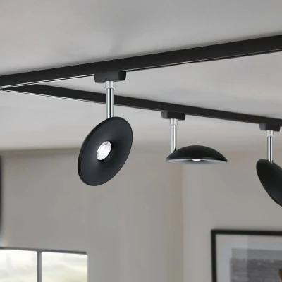 Abbildung von Paulmann Schienensystem Leuchten »URail Schienenspot Sphere Einzelspot 600lm 7,4W 4000K 230V Chrom matt«, (1 tlg.), dimmbar