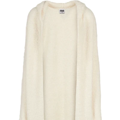 Abbildung von Urban Classics Feather Strickjacke, Damen, Größe: Large, Whitesand