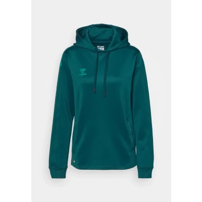 Abbildung von Hummel CORE Kapuzenpullover, Damen, Größe: 44, Blue coral