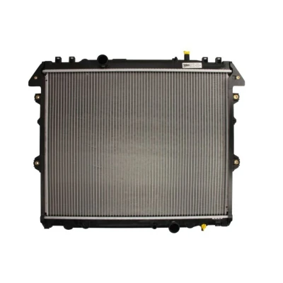 Abbildung von VALEO 701345 Kühler, Motorkühlung Aluminium 524 648 16 ohne Kappe Kühlrippen gelötet TOYOTA: HILUX 6 Pick up