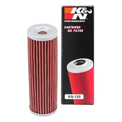 Abbildung von K&amp;N Powersports Ölfilter Kartusche 41x129mm kompatibel mit Ducati (KN 159), Rot