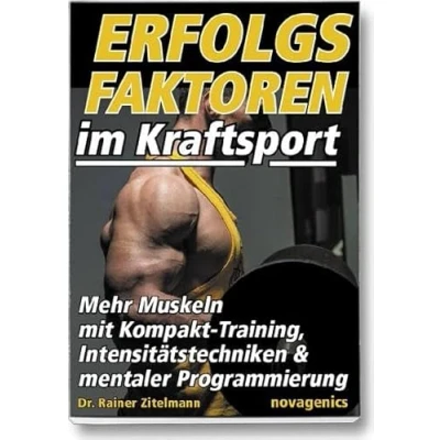 Abbildung von Erfolgsfaktoren im Kraftsport: Mehr Muskeln mit Kompakt Training, Intensitätstechniken und mentaler Programmierung