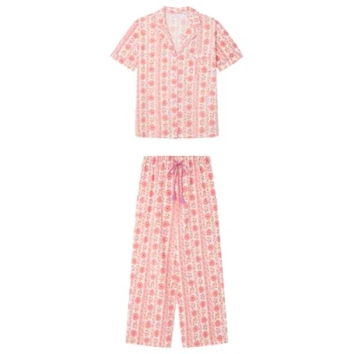 Abbildung von Women&#039;secret Damen Capri Pyjama Mix and Match Journal Pyjamas, Rosa, XL