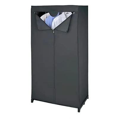 Abbildung von WENKO Kleiderschrank Deep Black, Polyethylen Vinylacetat, 75 x 150 50 cm, Schwarz
