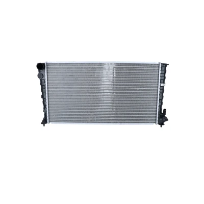Abbildung von NRF EASY FIT 58189 Kühler, Motorkühlung Aluminium 669 366 29 mit Anbauteilen Kühlrippen gelötet PEUGEOT: 306 Hatchback